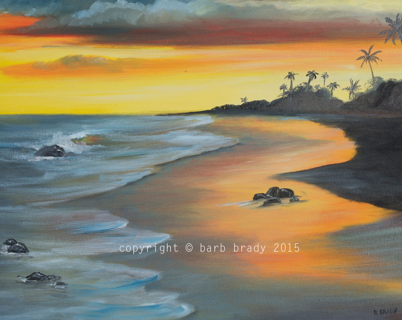 Sunset Along Florida Gulf Coast